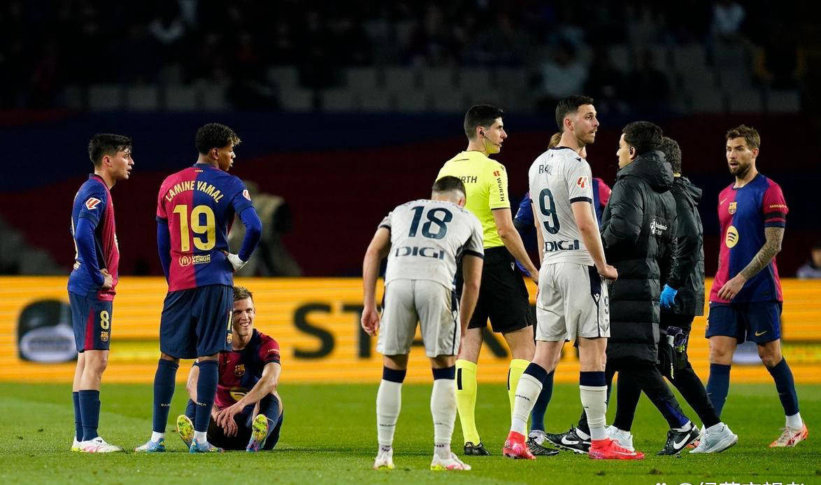 巴萨新核奥尔莫突遭重伤，欧冠前景蒙阴影？球迷怒斥：易受伤球员！